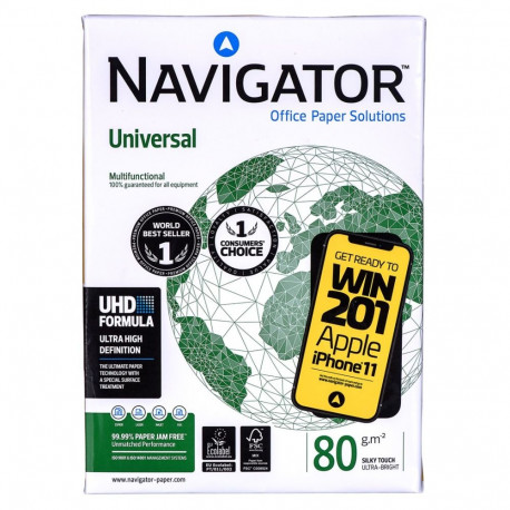 Printing Paper - Navigator UNIVERSAL A4 80 g/m² 400 sheets White