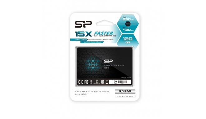 Solid State Drive - Silicon Power S55 2.5" 120gb Tlc
