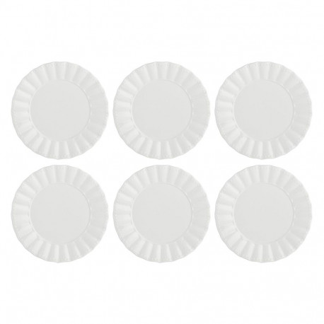 Ducale 6-osaline salatitaldrikute komplekt, valge, 20cm