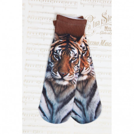 SOKISAHTEL WOOD tiigri pildiga prinditud sokid 444