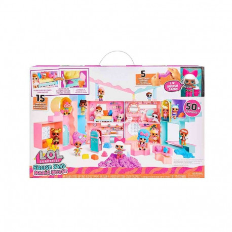 L.O.L. Surprise Squish Sand Magic House with Tot MGA Doll with House and Accessories