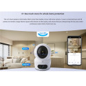 Ezviz H7C CS-H7c Indoor Dual lens 4MP 2K Smart Pan & Tilt 360 Camera MicroSD / Night vision White