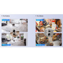Ezviz H7C CS-H7c Indoor Dual lens 4MP 2K Smart Pan & Tilt 360 Camera MicroSD / Night vision White