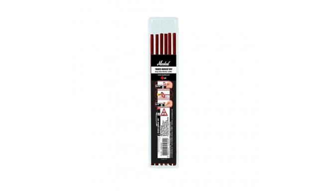 Refills for Trades-Marker® Dry. Pack of 6.(Red)