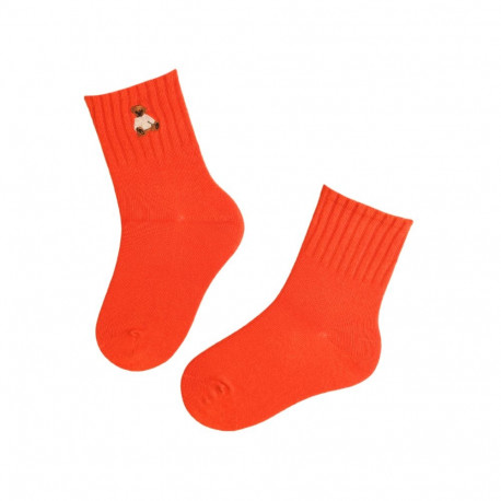 SOKISAHTEL NAIMA oranžid puuvillased karuga sokid lastele 439, 443
