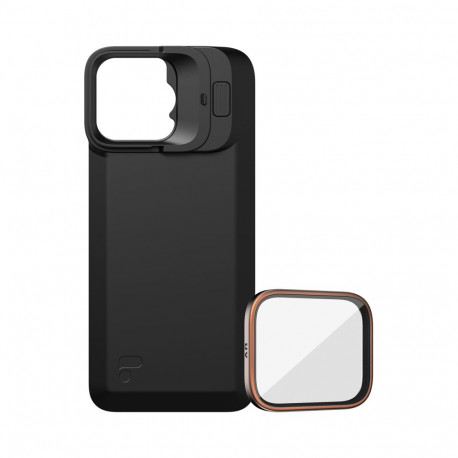 PolarPro komplekt LiteChaser iPhone 16 Pro Max Exo tagaplaat + UV-filter