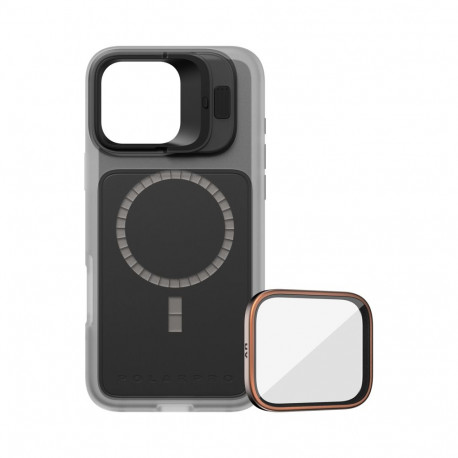 PolarPro komplekt LiteChaser iPhone 16 Pro Max BaseCase UV-filter, läbipaistev