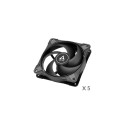 ARCTIC P12 MAX High-Performance Fan, 4-pin, 120mm, Black, 5pcs