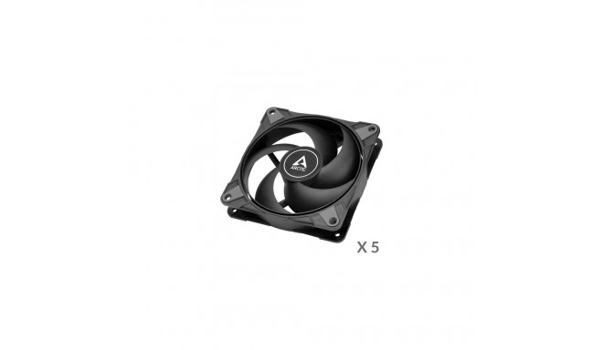 ARCTIC P12 MAX High-Performance Fan, 4-pin, 120mm, Black, 5pcs