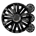 Kołpaki samochodowe 4szt. komplet royal czarne 14" cali color box