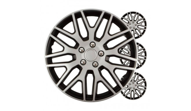 kołpaki samochodowe 4szt. komplet dakar must-hõbedased 16" color box