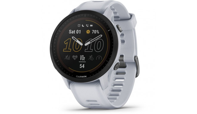 Garmin Forerunner 955 Solar - 32 GB - Steinweiß