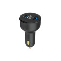 MOBILE CHARGER CAR USB 2PORT/TA-UC-AC2PD30LCD-CAR01 GEMBIRD