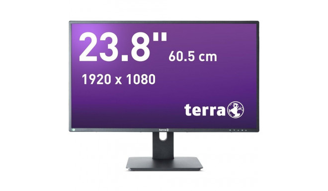 "61cm/24"" (1920x1080) TERRA 2456W PV V3 16:9 FHD IPS 5ms 75Hz HDMI DVI DP Speaker Black"