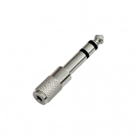 8488# Przejście jack: wtyk 6,3-gniazdo 3,5 metal stereo (20 tk.)