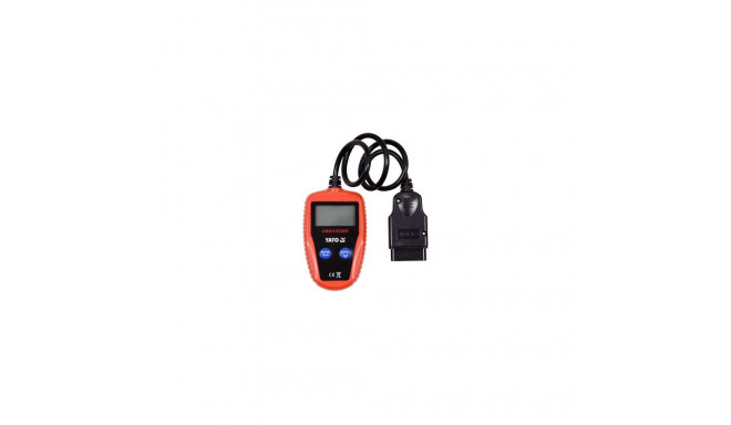 Yato YT-72977 vehicle diagnostic scanner OBD II Black, Red