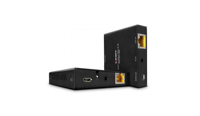 Lindy 50m Cat.6 HDMI 4K60 ja IR pikendaja PoC ja Loop Outiga
