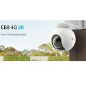 Ezviz EB8 4G Sim Välitingimustes 3MP 2K Spheroidne IP Pan & Tilt 360 Akukaamera MicroSD / Öönägemine