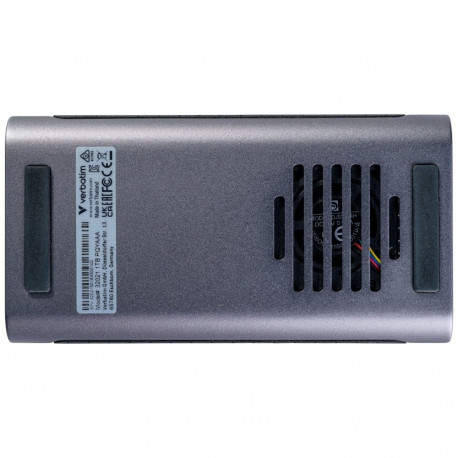 External Drive Verbatim TurboMetal SSD 4TB USB4 USB-C gray 32023