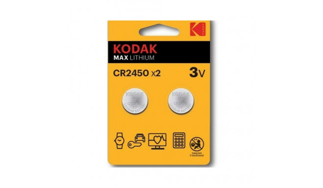 Kodak MAX CR2450 Batteries 3V / 2pcs.