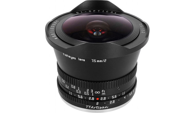 TTArtisan 7.5mm f/2.0 Fisheye lens for M43