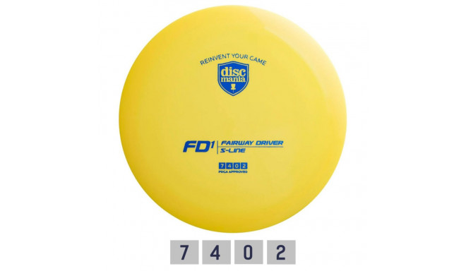 Discgolf DISCMANIA Fairway Driver S-LINE FD1 Orange 7/4/0/2