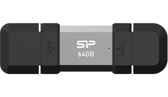 Silicon Power флеш-накопитель 64GB Mobile C51, серебристый