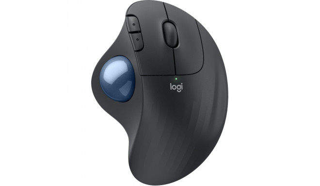 "Logitech ERGO M575S Wireless Trackball - Graphite + Blue Ball"