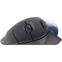 "Logitech ERGO M575S Wireless Trackball - Graphite + Blue Ball"