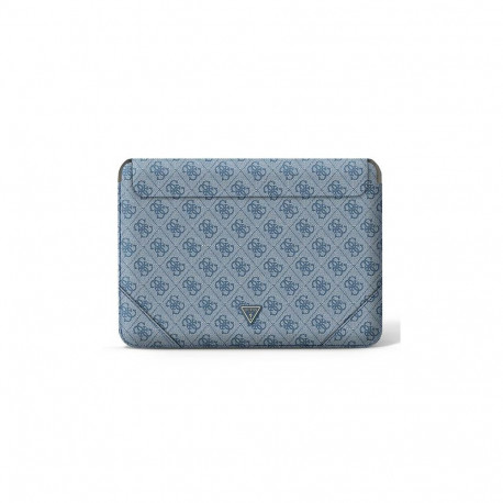 Original GUESS Laptop Sleeve 4G Uptown Triangle Logo GUCS16P4TB 16 inches blue