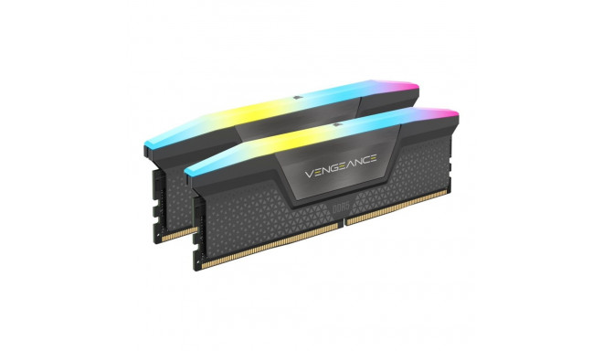CORSAIR VENGEANCE RGB 32GB 2x16GB DDR5 6000MT/s DIMM Unbuffered 36-44-44-96 Std PMIC AMD EXPO Grey H