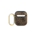 Guess GUA24GSMW AirPods 1/2 cover brown/brown 4G Script Metal Collection