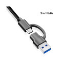 USB3.2 Gen1 HUB, 4xUSB-A on/off switch