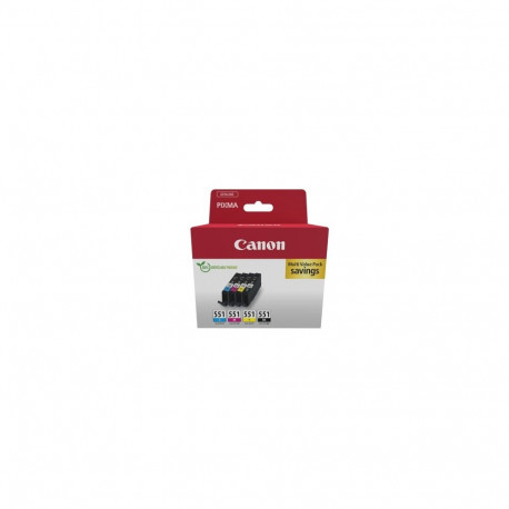 Canon CLI-551 (6509B016) Ink Cartridge Multipack, C/M/Y/BK