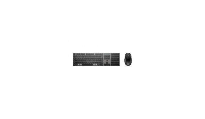 HP 720 Multi-Device Rechargeable Wireless Keyboard and Mouse Combo