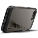 Spigen Tough Armor Case with MagSafe for iPhone 16e with Stand - Gray