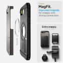 Spigen Tough Armor Case with MagSafe for iPhone 16e with Stand - Gray
