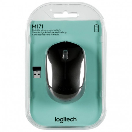 Logitech M171 -langaton hiiri, harmaa/musta