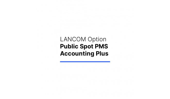 "LANCOM Public Spot PMS Accounting plus Option"