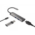 USB Hub - Natec Fowler Slim 3.2 Gen 1 Type-c Black