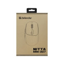 MOUSE DEFENDER NITTA MM-307 RF+BT OPTIC 1600dpi 6P WHITE