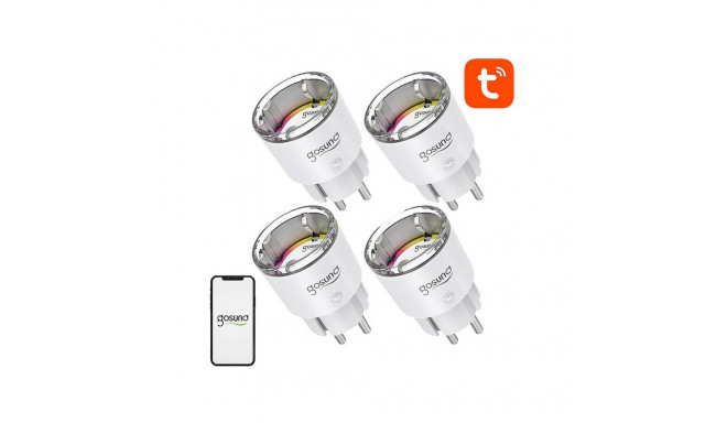 Gosund EP2 WiFi smart socket, 4 pieces (four-pack) 10A Tuya