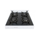 Gas cooker, electric oven Schlosser, white