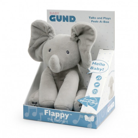 GUND Animated plush - Flappy the Elephant, 30 cm
