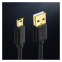 Ugreen universaalne mini USB andmesidekaabel 1m must (10355)