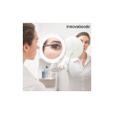 InnovaGoods Cosmetic Mirror LED Magnifying Mirror with Flexible Arm and Suction Cup