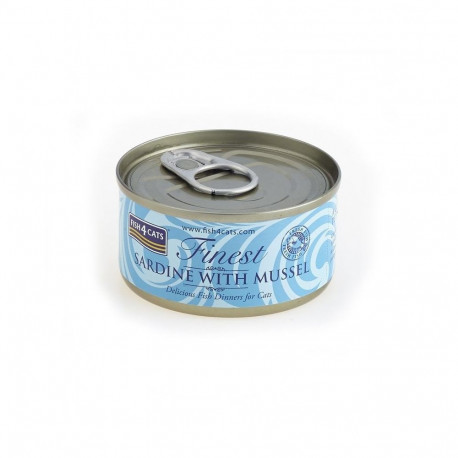 FISH4CATS Sardine with mussel - wet cat food - 70g
