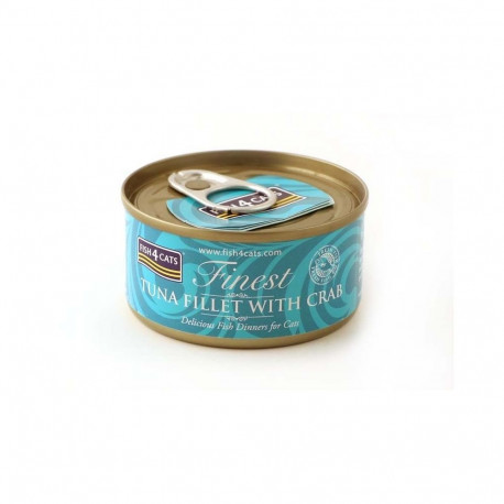 FISH4CATS Tuna fillet with crab - wet cat food - 70g