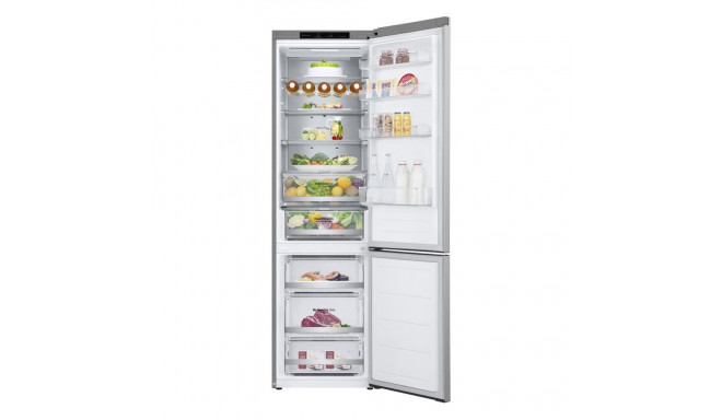 LG GBV7280DPY.APYQEUR hõbedane eraldiseisev külmik-sügavkülmik 387 l D