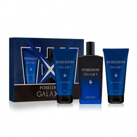 POSEIDON GALAXY EAU DE TOILETTE 1UN VAPORIZADOR + AFTER SHAVE 150ML + GEL DE BAÑO 150ML